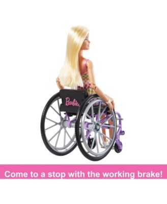 Barbie Fashionistas Doll with Wheelchair and Ramp and Blonde Hair