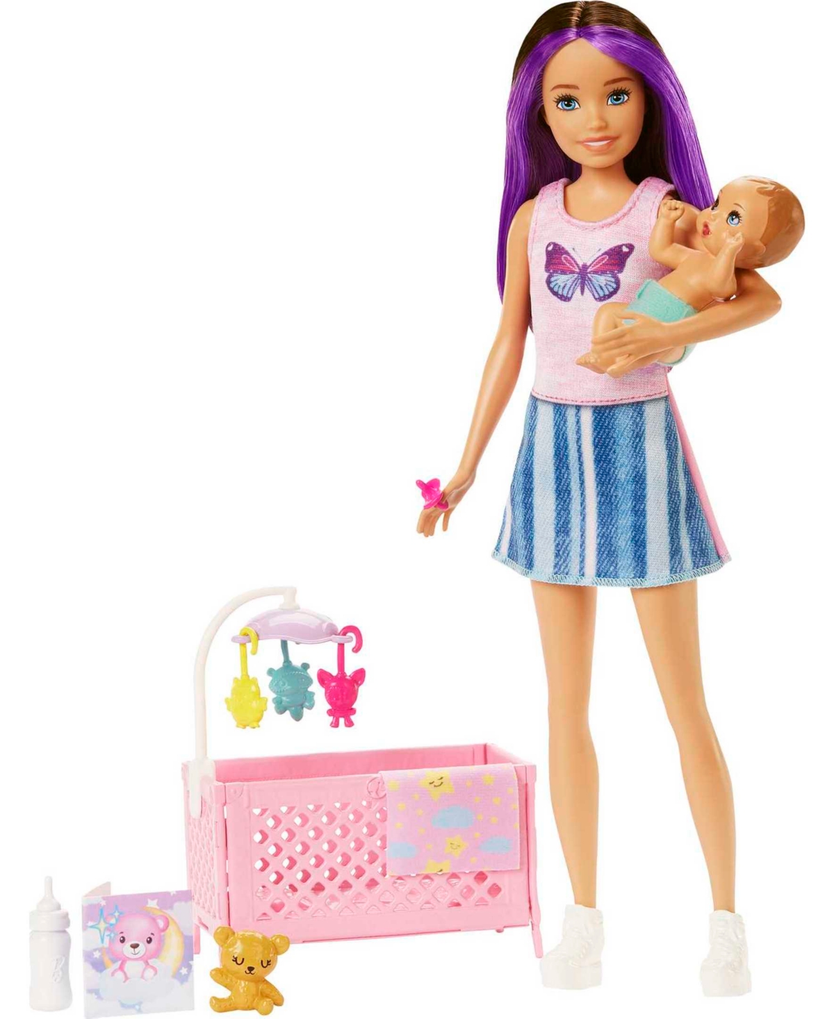 Barbie Kids' Skipper Babysitters, Inc. Dolls And Playset In Multi-color