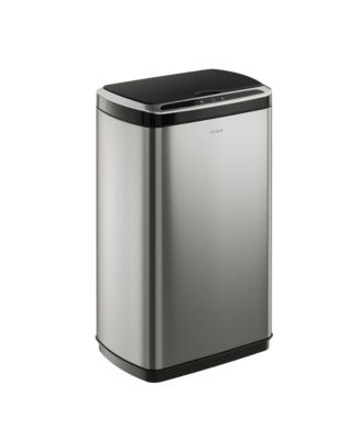 Kraus GarbagePro Rectangular 13 Gallon Touchless Motion Sensor Trash Can -Stainless