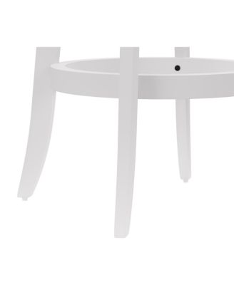 43.5" Wood Savana Furniture Bar Height Swivel Stool