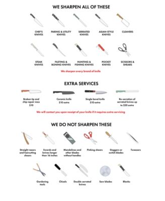 Knife Aid Sharpening Service