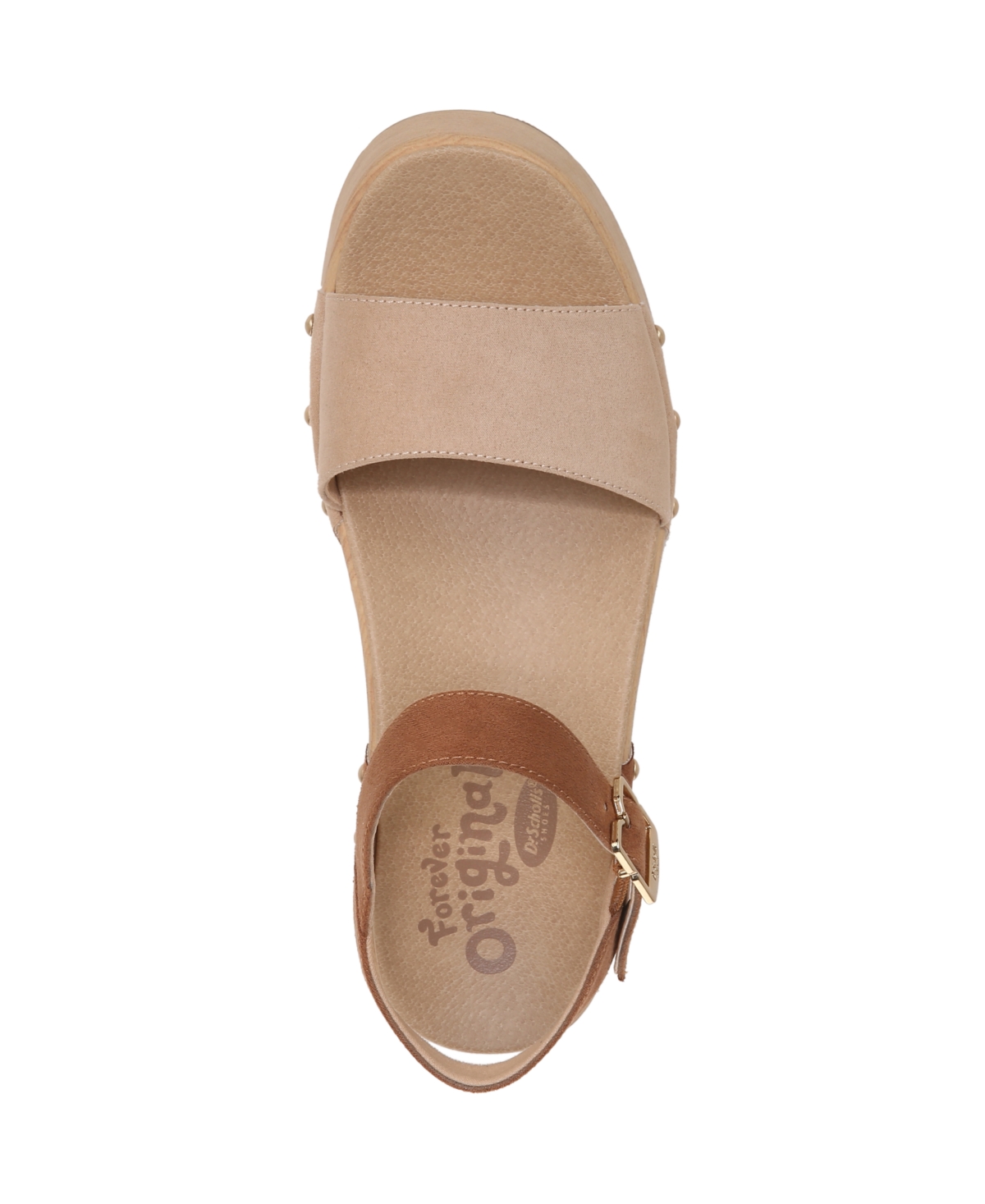Dr. Scholl s Women s Dublin Platform Sandals White Faux Leather Smart Closet