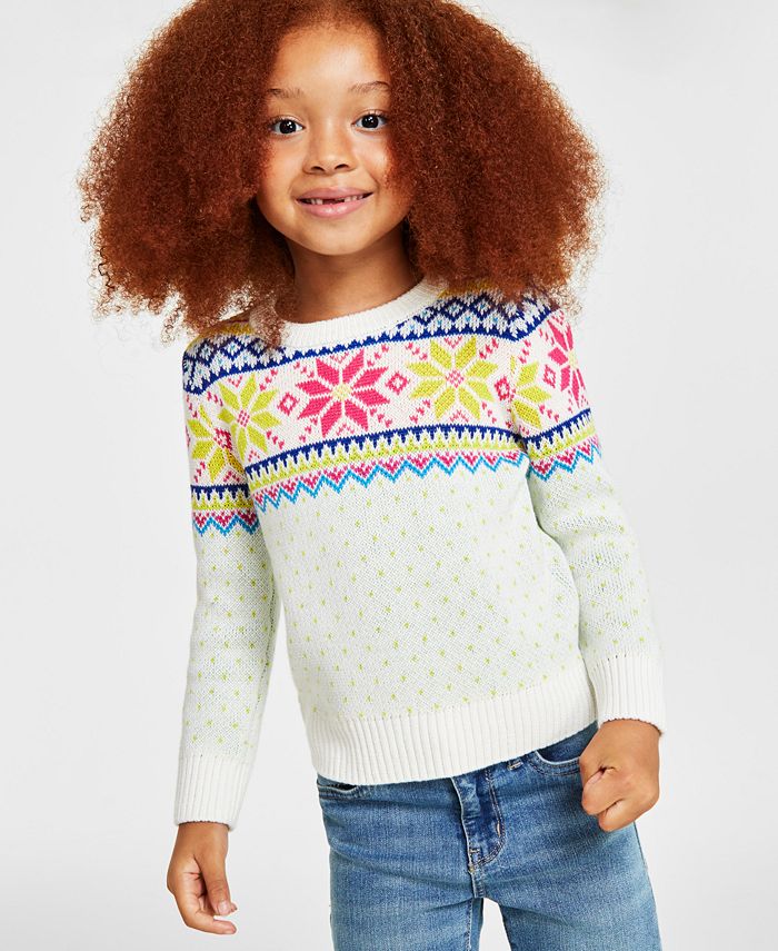 Fair isle sweater girls hotsell