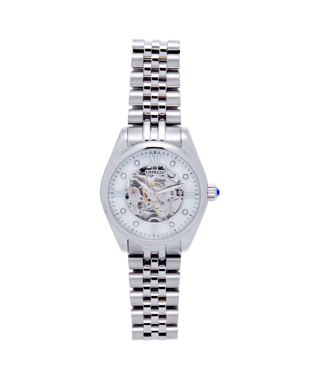 Empress Women Magnolia Stainless Steel Watch - Silver, 37mm