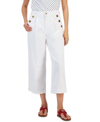 Tommy Hilfiger - Women's Wide-Leg Sailor Chino Pants