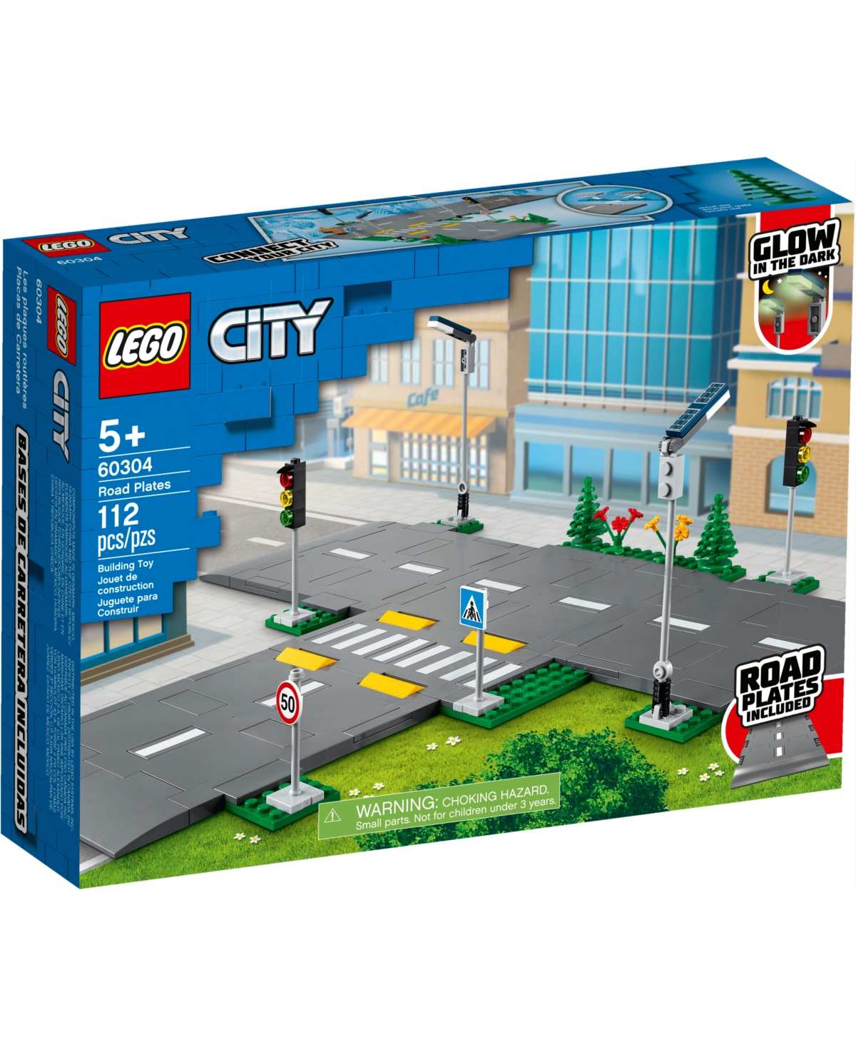 Shop Lego City 60304 Road Plates Intersection Toy Building Set In No Color