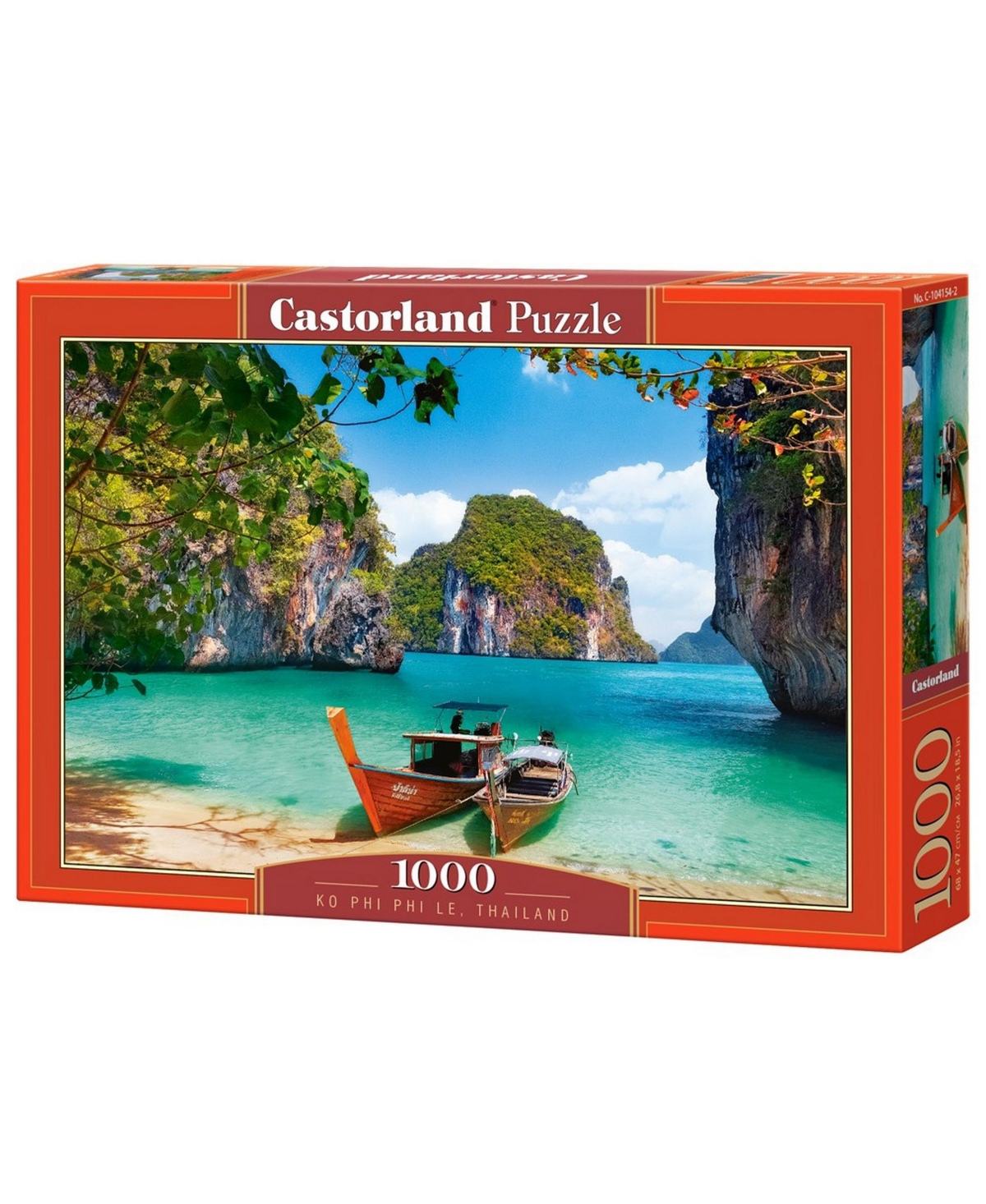 Castorland Kids' Ko Phi Phi Le, Thailand Jigsaw Puzzle Set, 1000 Piece In Multicolor