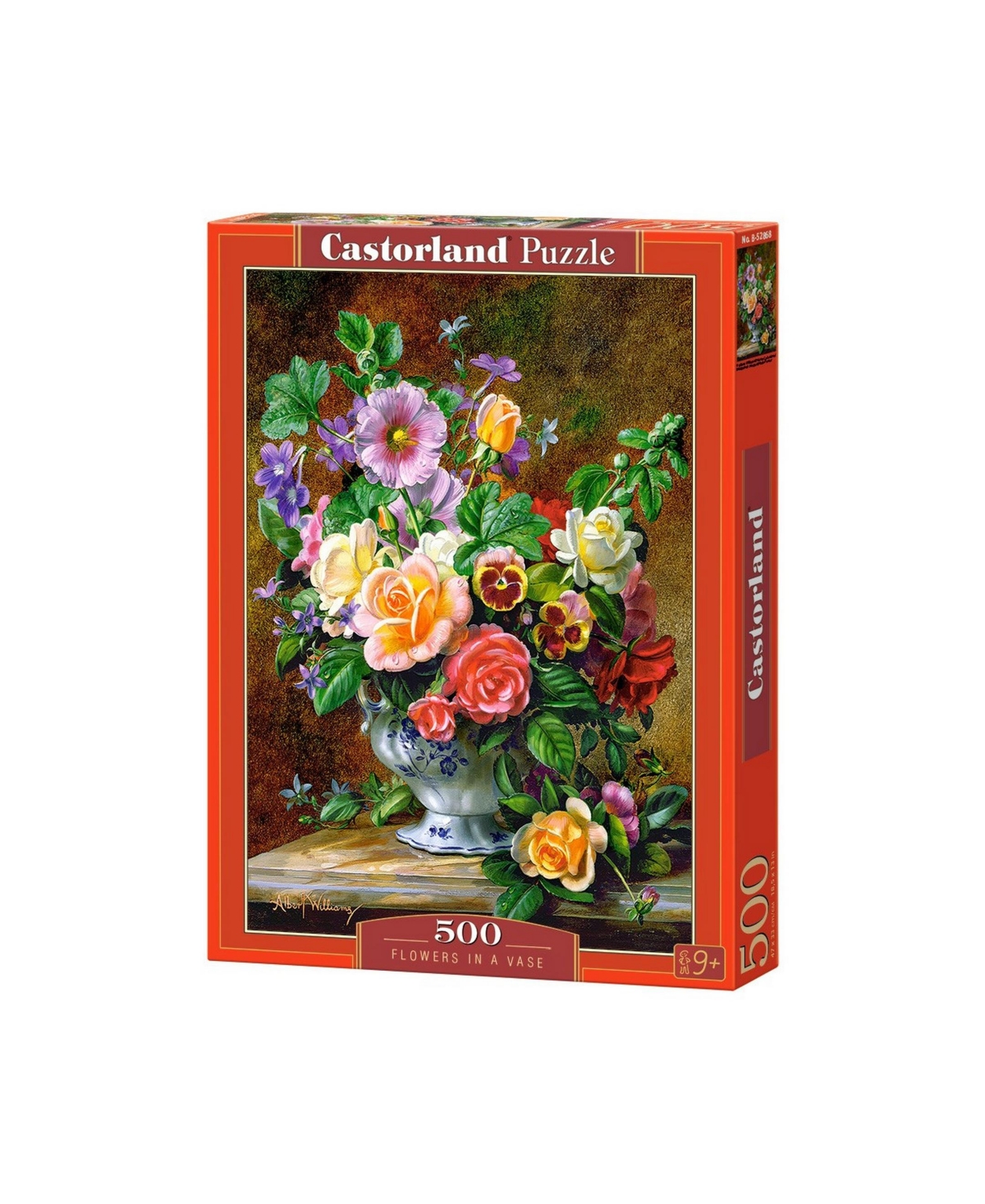 Castorland Kids' Flowers In A Vase Jigsaw Puzzle Set, 500 Piece In Multicolor