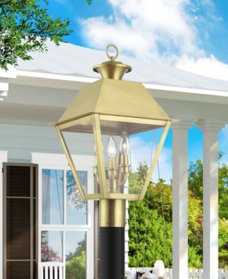 Wentworth 3 Light Outdoor Large Post Top Lantern