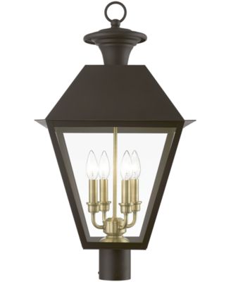 Wentworth 4 Light Outdoor Extra Large Post Top Lantern
