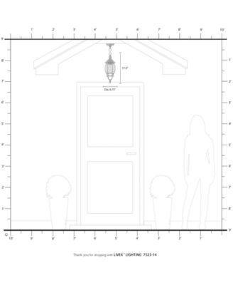 Frontenac 1 Light Outdoor Pendant Lantern