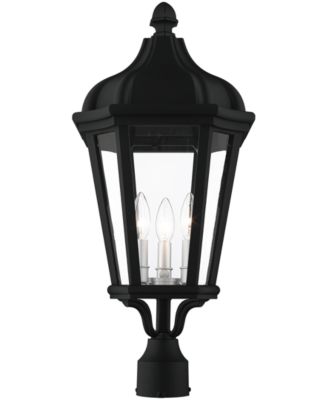 Morgan 3 Light Outdoor Post Top Lantern