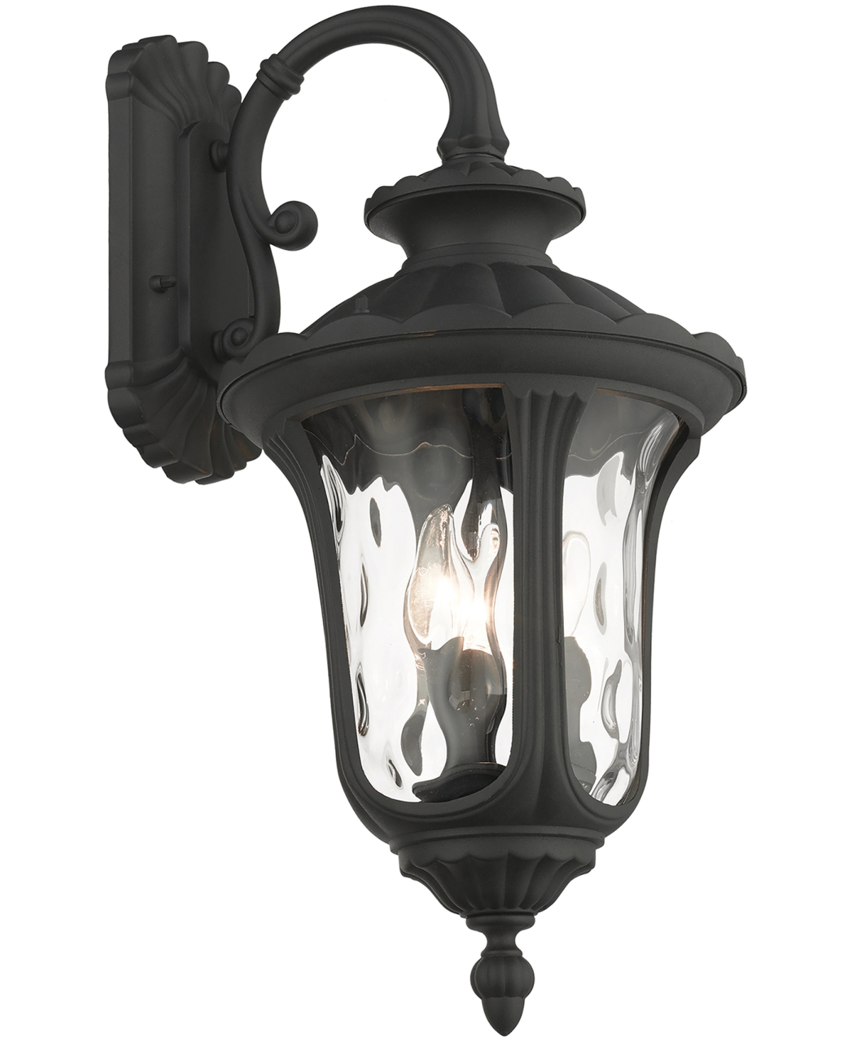 Livex Oxford 3 Light Outdoor Wall Lantern