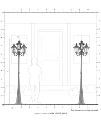 Oxford 4 Light Outdoor Post Light