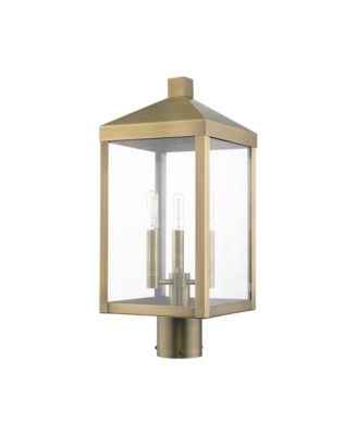 Nyack 3 Light Outdoor Post Top Lantern