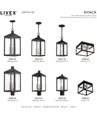 Nyack 3 Light Outdoor Pendant Lantern