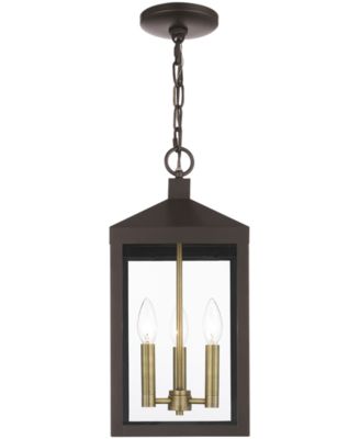 Nyack 3 Light Outdoor Pendant Lantern