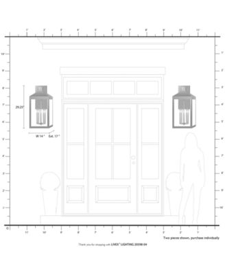 Nyack 5 Light Outdoor Wall Lantern