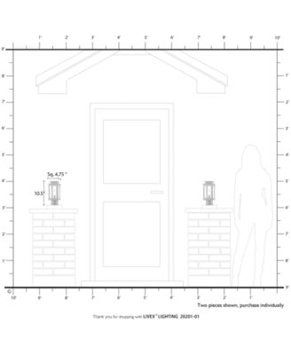 Princeton 1 Light Outdoor Mini Post Top Lantern