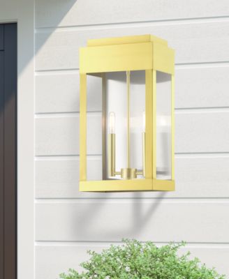 York 2 Light Outdoor Wall Lantern