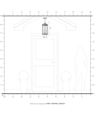 Sheridan 2 Light Outdoor Pendant Lantern