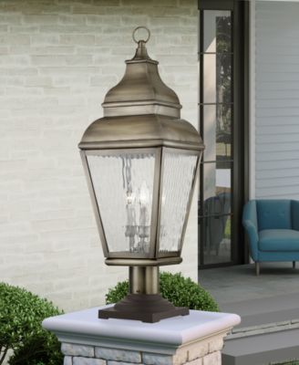 Exeter 3 Light Outdoor Post Top Lantern