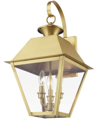 Wentworth 3 Light Outdoor Large Wall Lantern