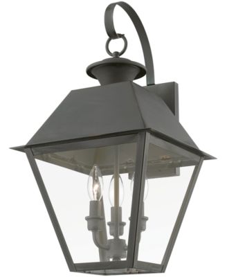 Wentworth 3 Light Outdoor Large Wall Lantern