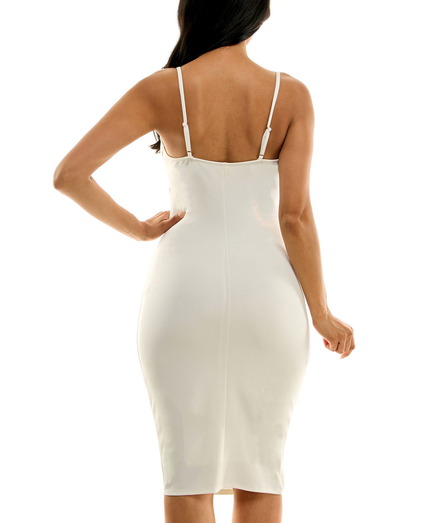 Juniors' Sleeveless Bodycon Midi Dress
