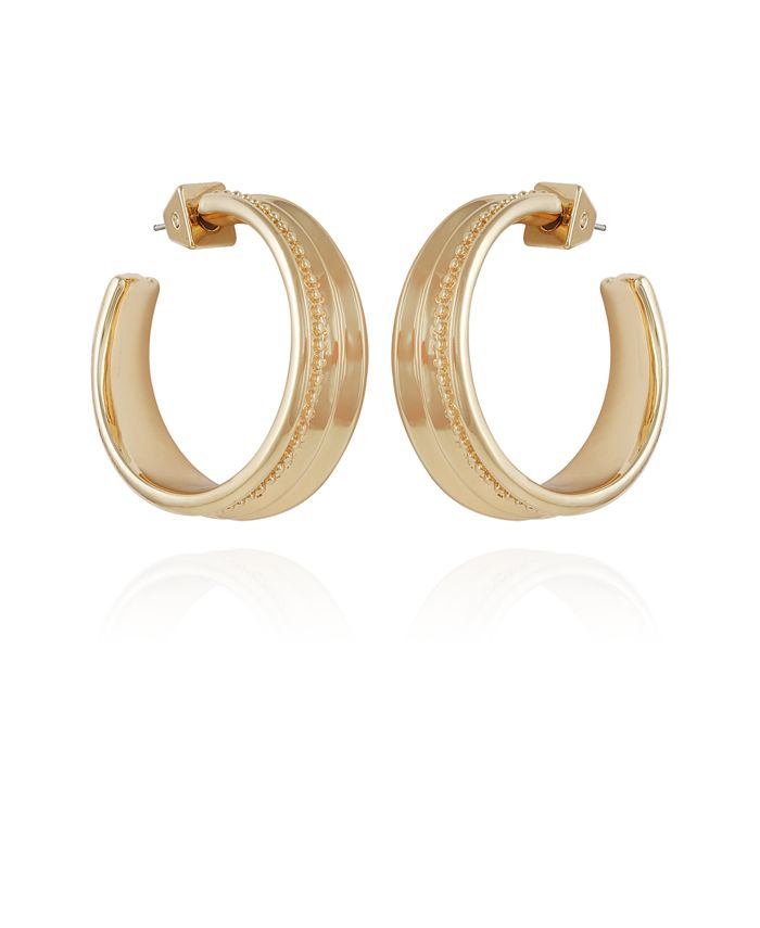 Vince camuto crystal frontal hoop drop earrings outlet