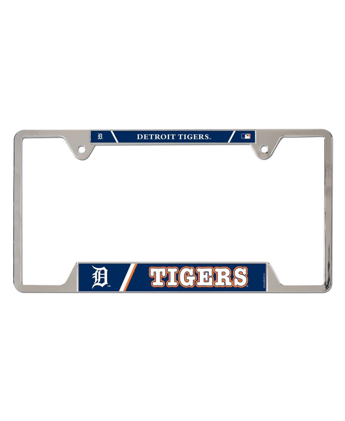 Wincraft Detroit Tigers  Metal License Plate Frame In Silver,blue