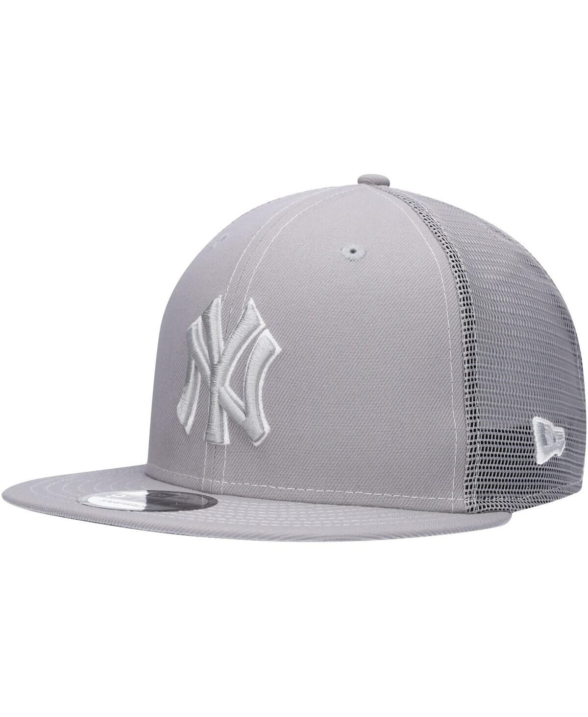 Men's New EraNew York Yankees 2023 On-Field Batting Practice 9FIFTY Snapback Hat - Gray