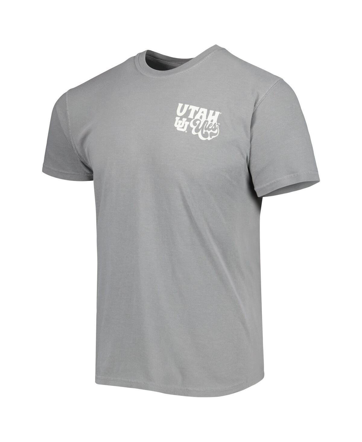 Shop Image One Men's Gray Utah Utes Hyperlocal T-shirt