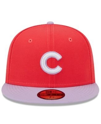 Men's Red, Lavender Chicago Cubs Spring Color Two-Tone 59FIFTY Fitted Hat