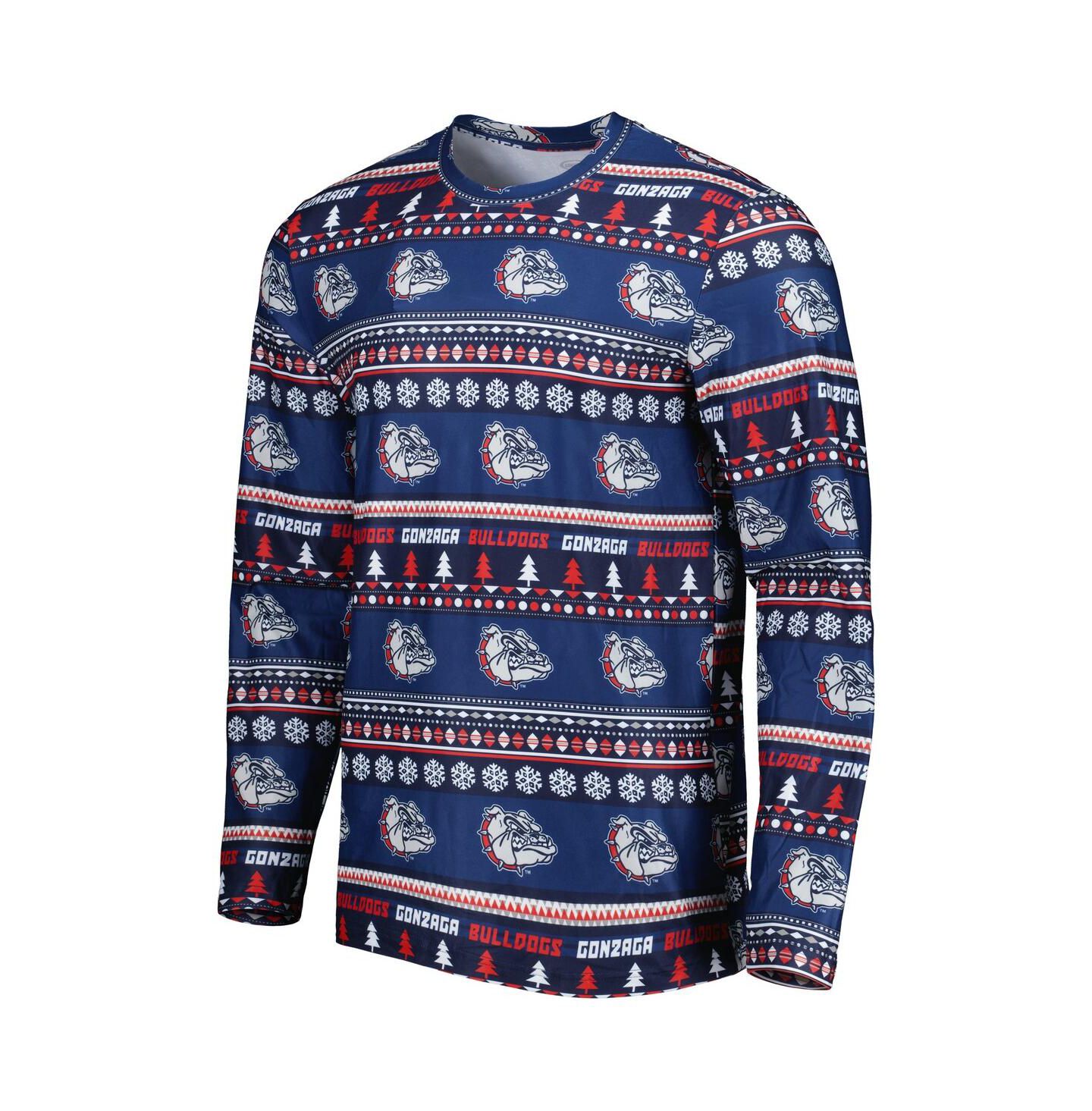 Мужская пижама Concepts Sport Gonzaga Bulldogs Swivel, Navy — фото 3
