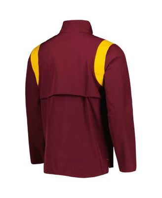 Men's Maroon Minnesota Golden Gophers 2022 Coaches Sideline Quarter-Zip Top