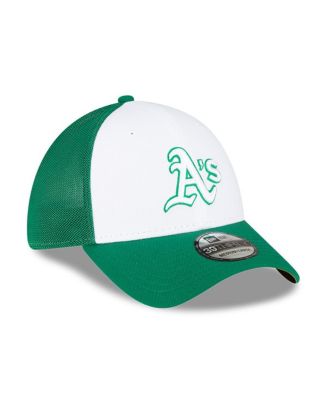 Men's Green, White Oakland Athletics 2023 On-Field Batting Practice 39THIRTY Flex Hat