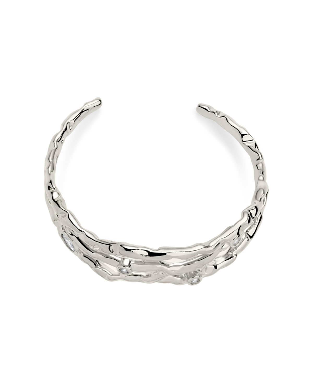 Sterling Forever Tully Cuff Bracelet In Silver