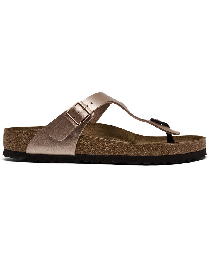 birkenstock gizeh electric metallic ocean