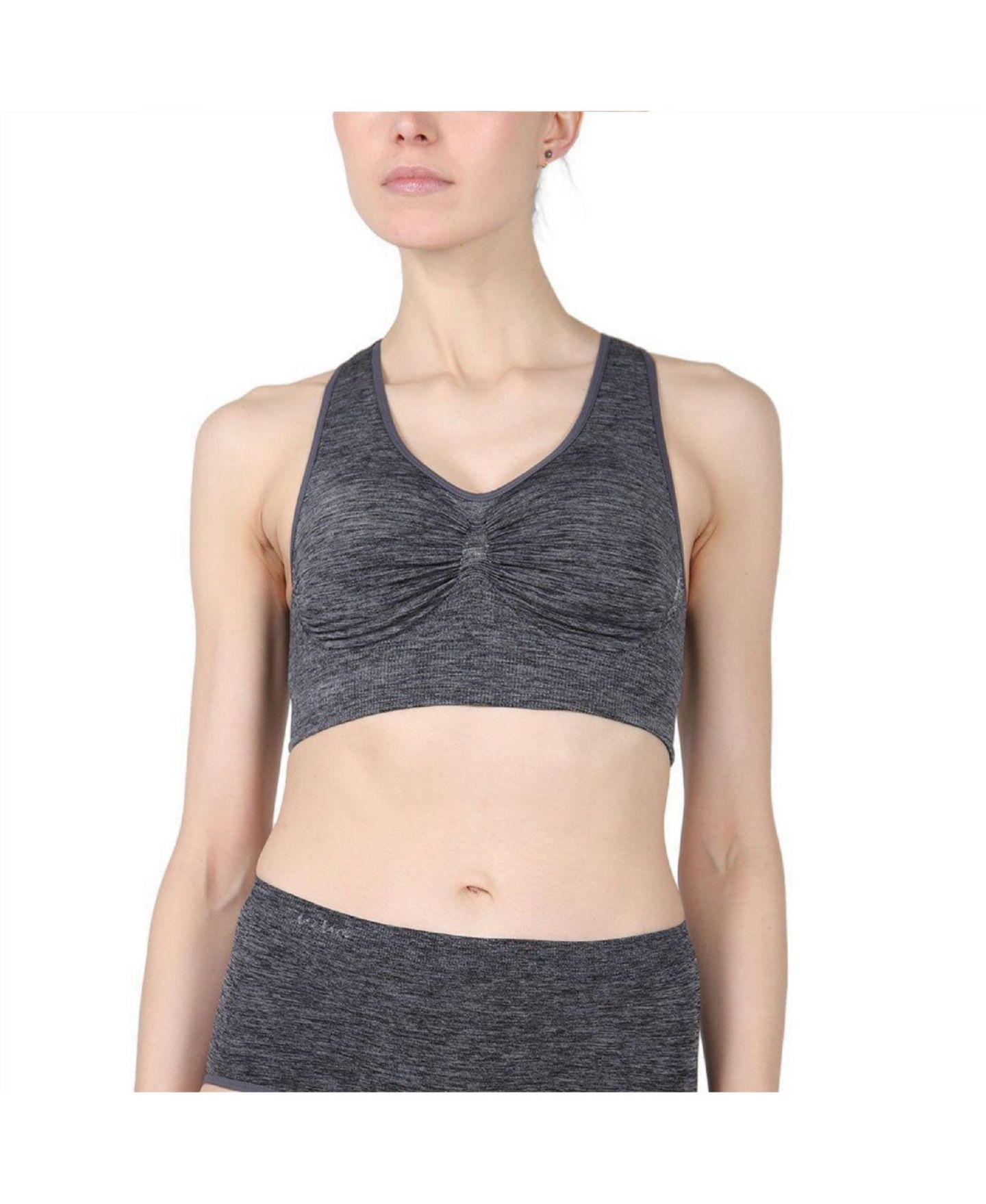 Спортивное бра Shaping, без швов, борцовская спина — MeMoi, цвет: Skystorm Spacedye — фото 1