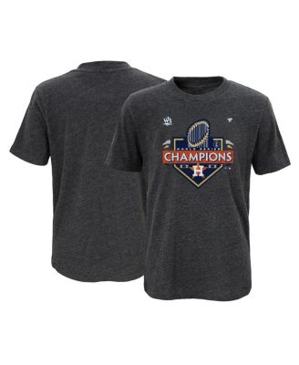 Men's Houston Astros Fanatics Branded Heather Charcoal 2022 World Series Champions  Locker Room T-Shirt