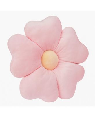 Lavender Floral Pink Decorative Pillow Plush Stuffed Toy