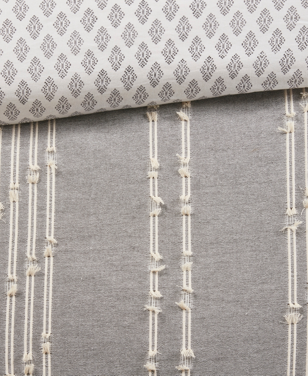 Ink+ivy Kara Jacquard 3-pc. Comforter Set, Full/queen In Gray