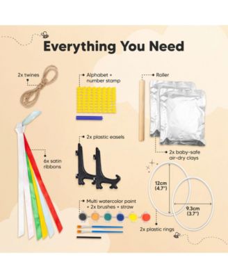 Charm Baby Hand and Footprint Kit, Dog Paw Print Kit, Baby Handprint Ornament Kit for Newborn, Babies, Boys, Girls