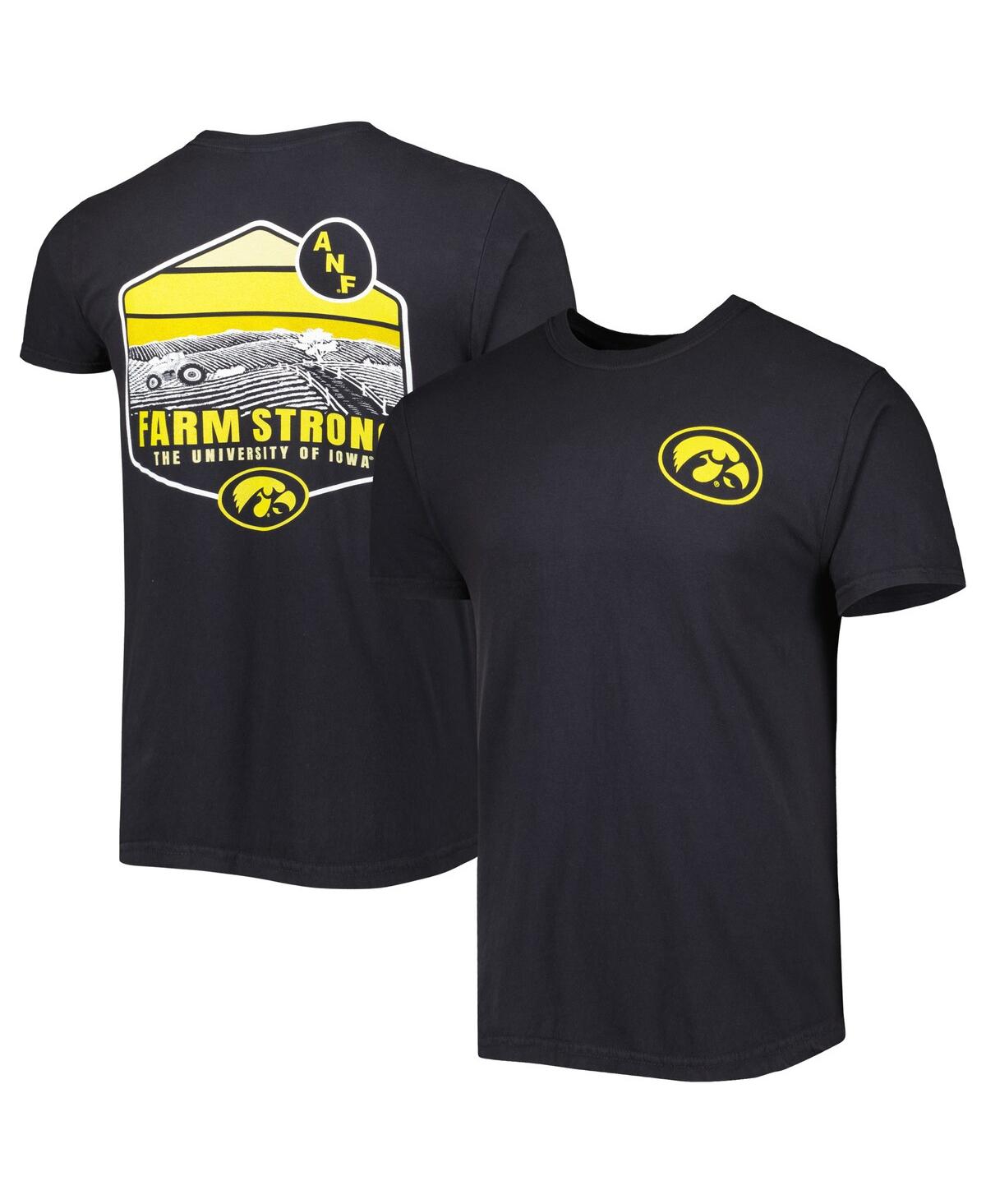 Image One Black Iowa Hawkeyes Hyperlocal T-shirt In Black