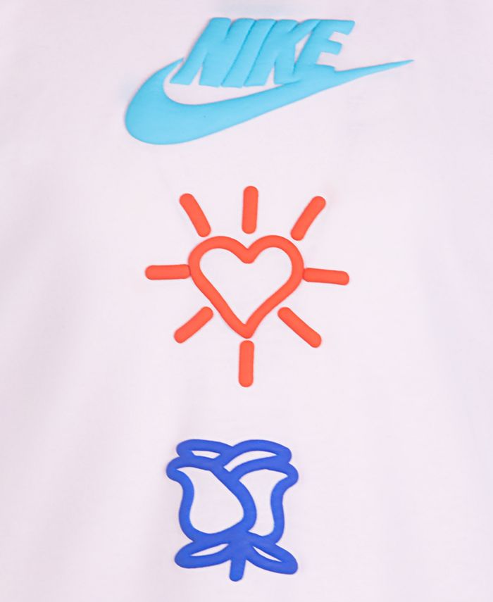 Nike Little Girls Love Icon Stack Short Sleeves T-shirt - Macy's