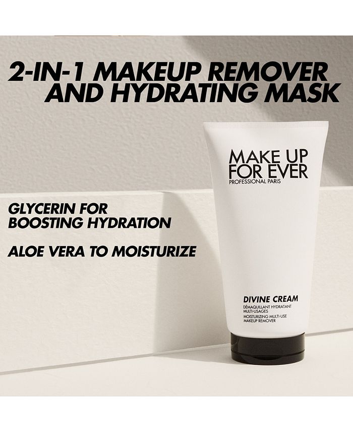 MAKE UP FOR EVER Divine Cream Moisturizing MultiUse Makeup Remover, 5