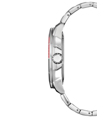 Eco-Drive Men's Mickey Mouse Astronaut Stainless Steel Bracelet Watch 42mm