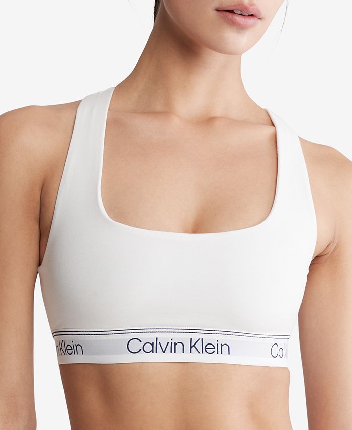 Calvin Klein Women's Athletic Unlined Bralette QF7185 - Macy's