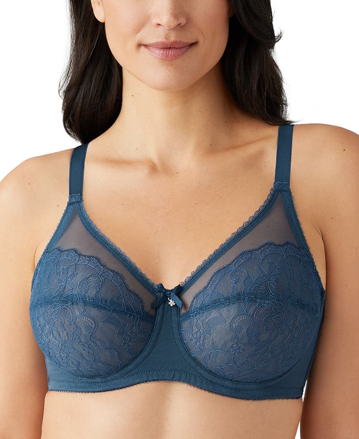 Wacoal Retro Chic Full Figure Underwire Bra 855186 Up To J Cup Macys 